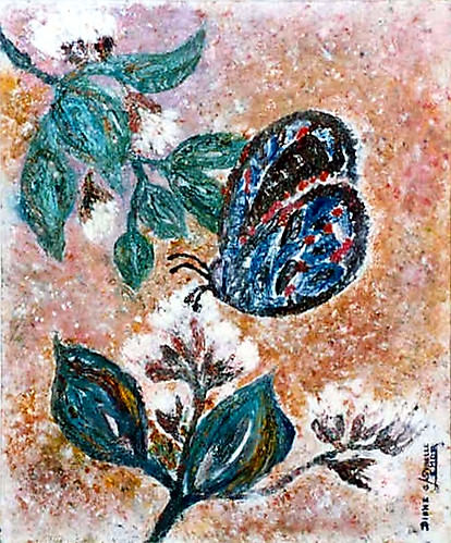 Le Papillon Butineur - Decorative